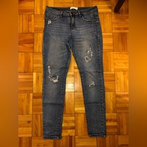 Garage Distressed Blue Jeans for Women